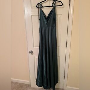 Cinderella Deep Green Maxi Dress